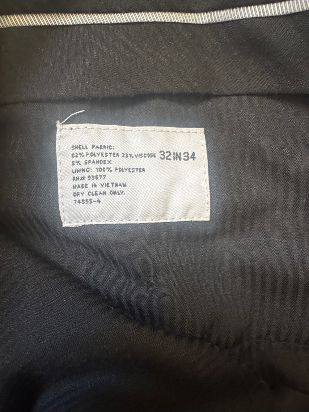 jf j.ferrar Men's Black Dress Pants